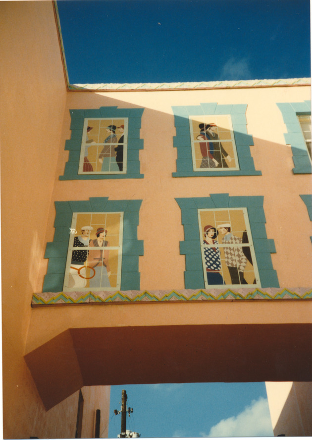 Decorated Windows at the Art Deco Plaza - 