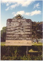 Flamingo Park Entrance Sign