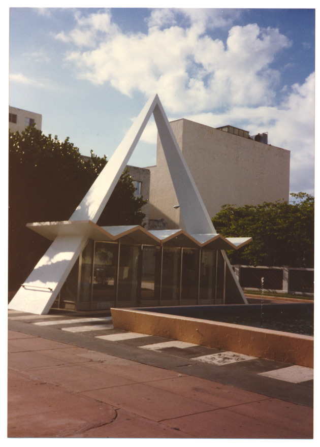Triangular Structure on Lincoln Road - 