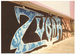View of a graffiti