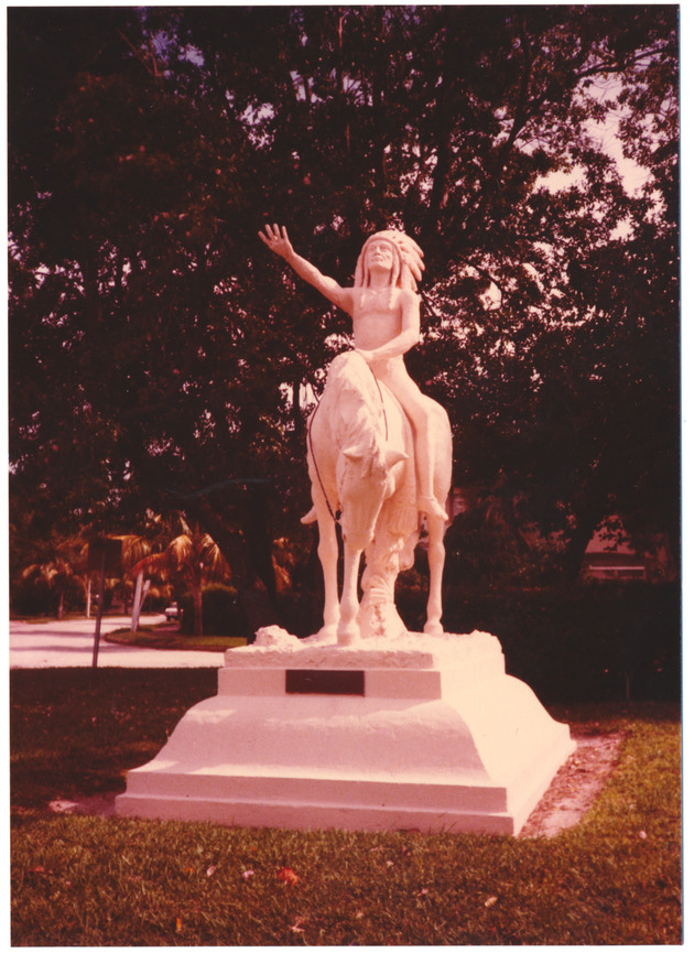 View of "The Great Spirit" statue - 