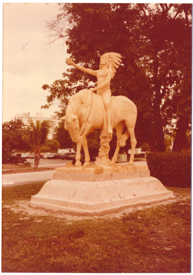 View of "The Great Spirit" statue - 