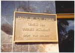 Plaque for the Taste of Sze-Chuan Chinese-Thai Gourmet Restaurant