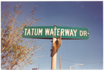 Tatum Waterway Drive street sign