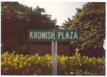 Kronish Plaza street sign