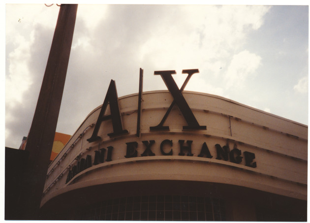 Armani Exchange store front - 