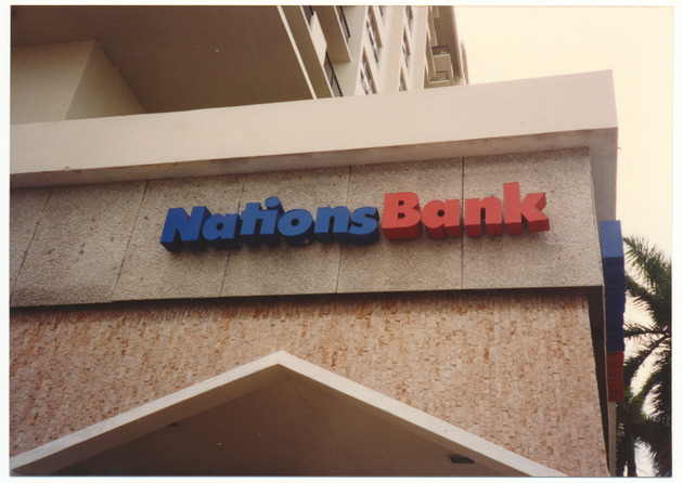 Nations Bank sign - 