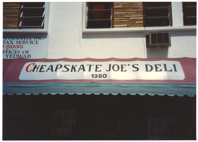 Cheapskate Joe's Deli on 1350 Washington - 