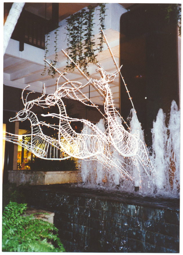 Christmas decorations in Bal Harbor - 