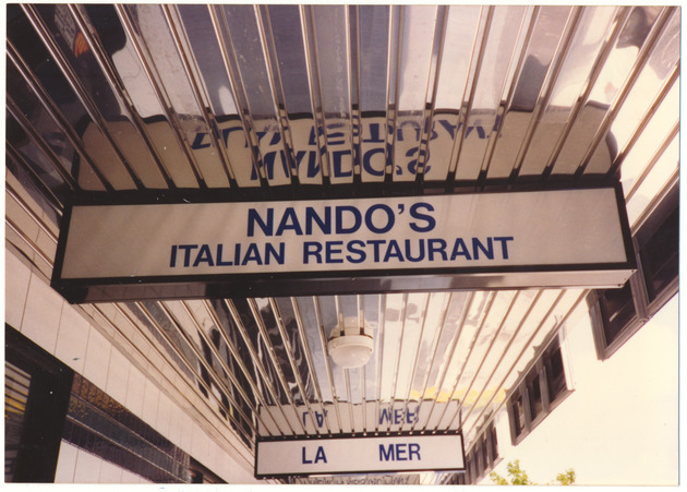 Nando's Italian restaurant at 18090 Collins Avenue - Recto