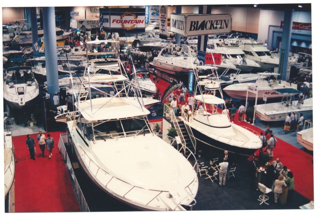 Boats at the Miami Beach Boat Show - 