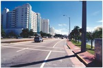 Street view of Collins Avenue, Indian Creek on the right