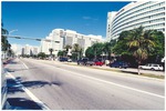 [1995] Street view of Collins Avenue looking north, The Fontainebleau Miami Beach