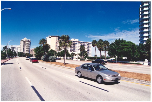 Road along Collins Ave - 