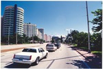 Cars and street on Collins Ave