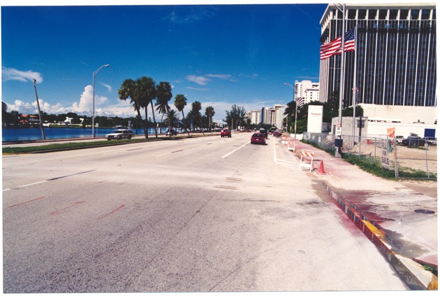 Collins Avenue buildings and Indian Creek - 