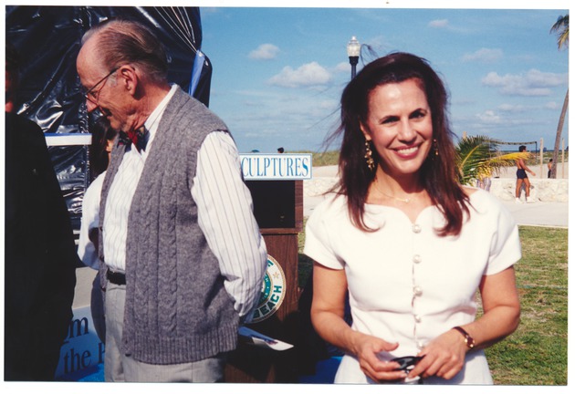 Attendees of the Asher Sculpture Show at Lummus Park - 