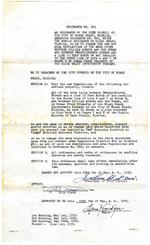 [1935-05-23] Ordinance 383: City of Miami Beach