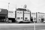 [1988] Alton Road shops: Pizza and Miami Beach Snowball