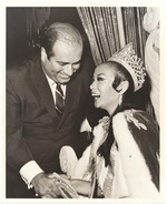 Miss Universe and unidentified man