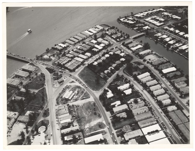Aerial view of 70th Street Causeway and Bay Drive - 