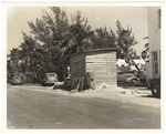 [1941] Construction site with Maule Buildiers' Supplies Sign