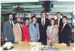 [1980/1990] School event with school board representatives