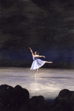 Ballet dancers on stage