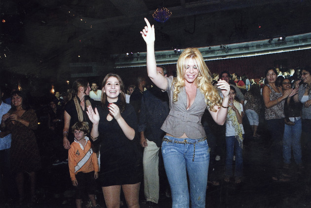 Revelers and crowds celebrating on Miami Beach - 