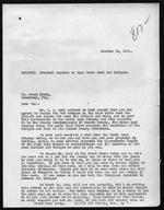 [1930] Correspondence relating to roads and bridges in the Cape Sable district