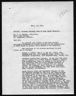 Correspondence relating to the creation of Everglades National Park