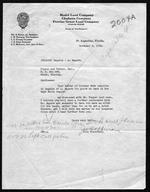 [1930] Correspondence relating to proposed oil lease in Cape Sable