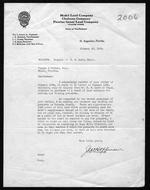Correspondence relating to proposed hunting and fishing preserve