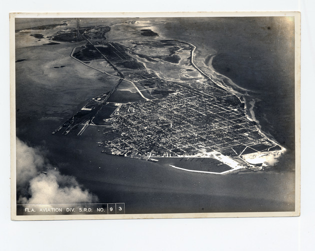 Key West aerial view looking east to Stock Island