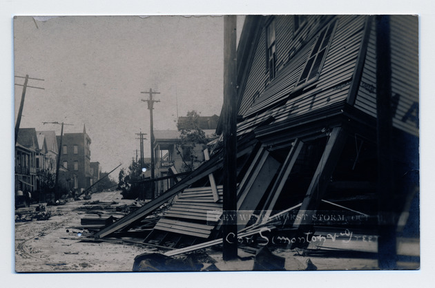 Hurricane damage to Simonton at Greene