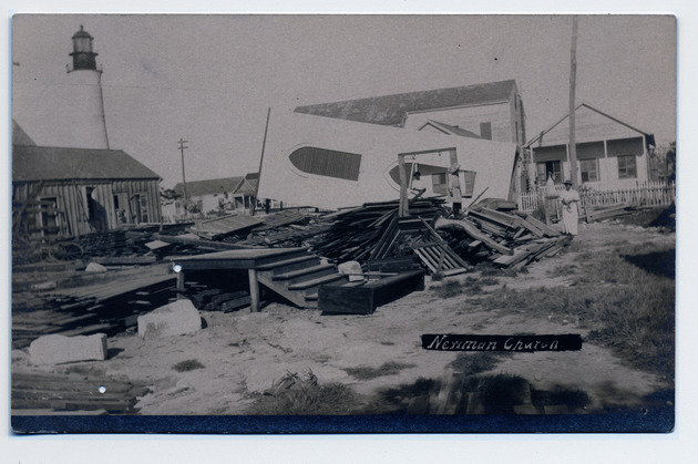 Newman church hurricane damage