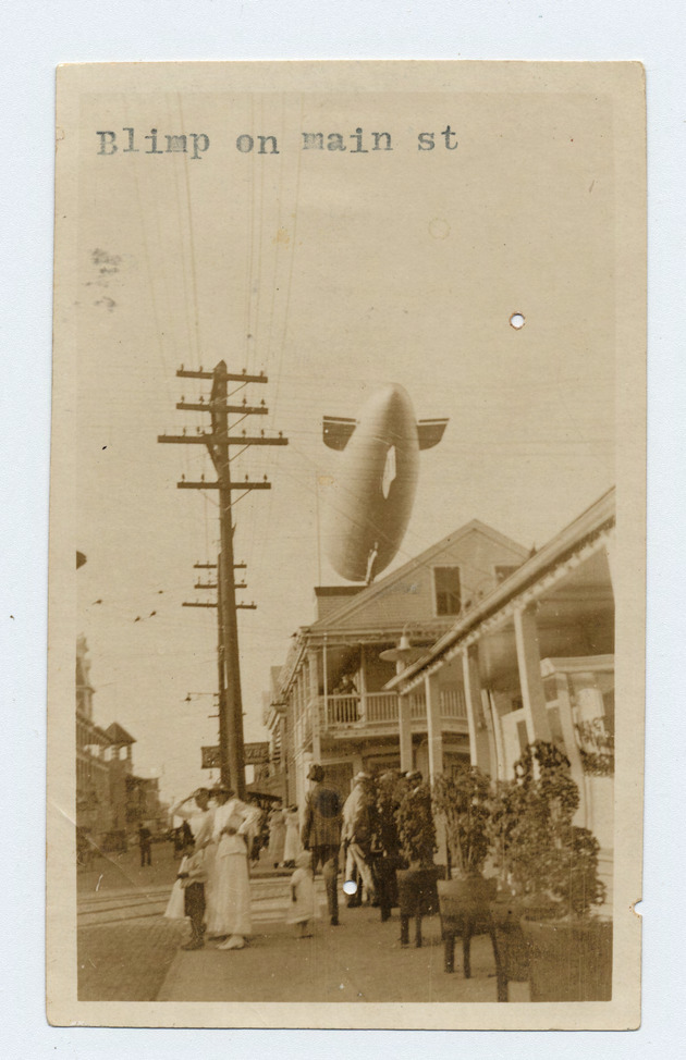 Duval 133 and 201 buildings with navy blimp