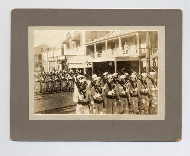 Navy unit in parade