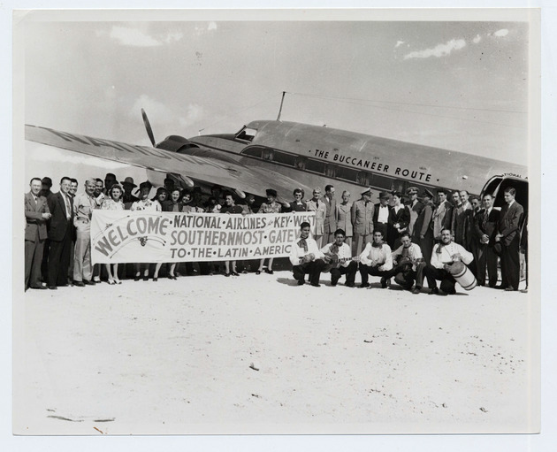 National Airlines Lockheed Lodestar at airport Key West