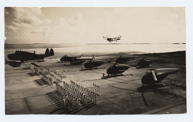 Navy Air Station Trumbo Point Captain's inspection
