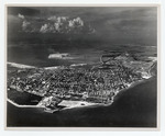 An aerial view of Key West looking northeast past Sigbee Park