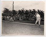 Mayor Louis Eisner at Bayview Park