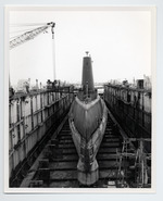 Navy Sub in drydock
