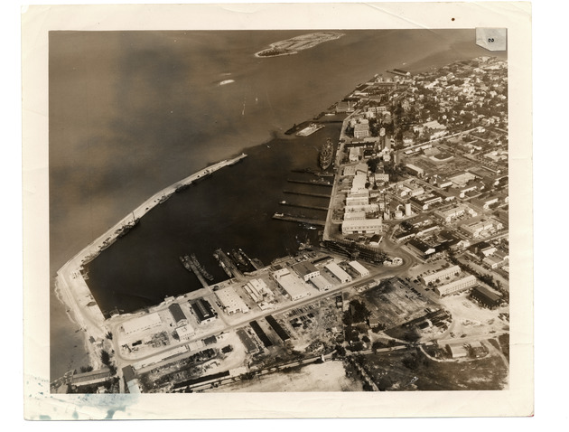 Naval Station & basin looking northwest