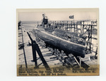 Navy USS R-4 docked on Marine Railway