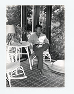Evan Rhodes at his house on 621 Catholic Lane