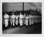 Army unit marching