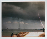 Waterspouts on the harbor