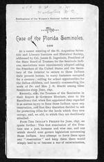 The case of the Florida Seminoles