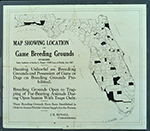 Map showing location of game breeding grounds.